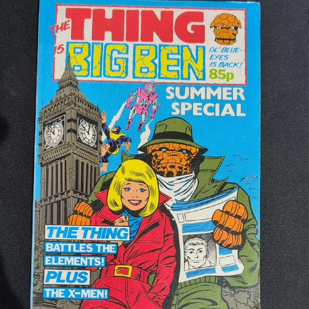 Marvel The Thing Summer Special Comic - Red, Blue, Yellow